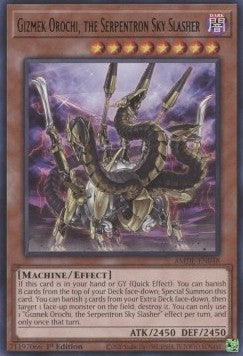 Gizmek Orochi, the Serpentron Sky Slasher (V.1 - Rare) - Amazing Defenders (Rare) [AMDE-048] Hover Image