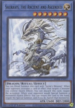 Sauravis, the Ancient and Ascended - Amazing Defenders (Rare) [AMDE-051] Hauptbild