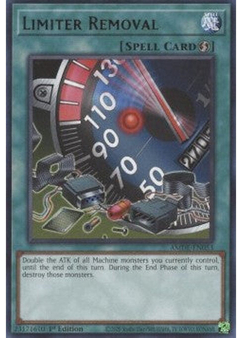 Limiter Removal — Amazing Defenders (AMDE-053) Yu-Gi-Oh! card Image principale du produit