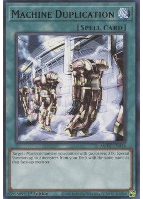 Machine Duplication — Amazing Defenders (AMDE-054) Yu-Gi-Oh! card Hoofdafbeelding