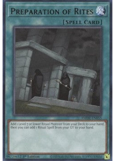Preparation of Rites — Amazing Defenders (AMDE-055) Yu-Gi-Oh! card Hauptbild