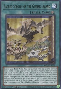 Sacred Scrolls of the Gizmek Legend - Amazing Defenders (Rare) [AMDE-058] Hauptbild