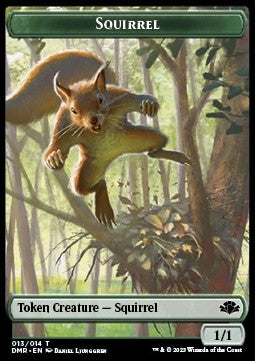 Squirrel Token (Green 1/1) - Dominaria Remastered: Extras (Token) [XDMR-T 13] Hauptbild