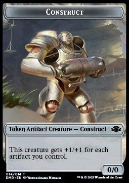 Construct Token (Artifact 0/0) - Dominaria Remastered: Extras (Token) [XDMR-T 14] Hauptbild