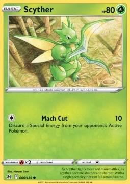 Scyther - Crown Zenith (Common) [CRZ-006] Immagine principale del prodotto