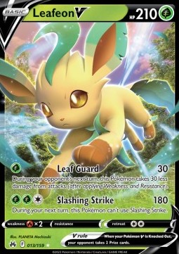 Leafeon V - Crown Zenith (Ultra Rare) [CRZ-013] Imagen principal del producto