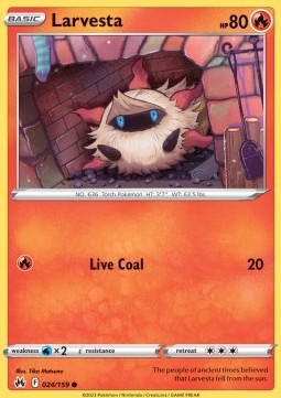 Larvesta - Crown Zenith (Common) [CRZ-024] Hover Image