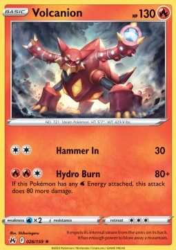 Volcanion - Crown Zenith (Holo Rare) [CRZ-026] Hover Image