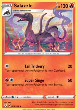 Salazzle - Crown Zenith (Uncommon) [CRZ-028] Immagine principale del prodotto