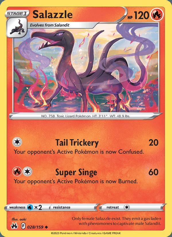 Salazzle - Crown Zenith (Uncommon) [CRZ-028] Hauptbild