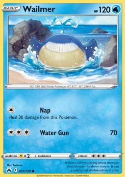 Wailmer - Crown Zenith (Common) [CRZ-031] Hover Image