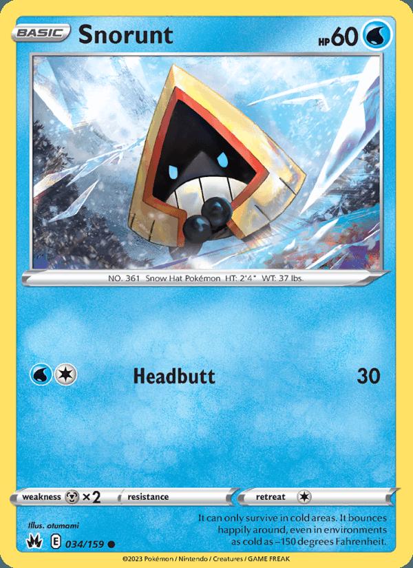 Snorunt - Crown Zenith (Common) [CRZ-034] Hauptbild