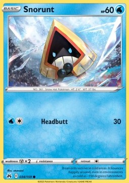 Snorunt - Crown Zenith (Common) [CRZ-034] Hover Image