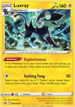 Luxray - Crown Zenith (Rare) [CRZ-044] Hover Image
