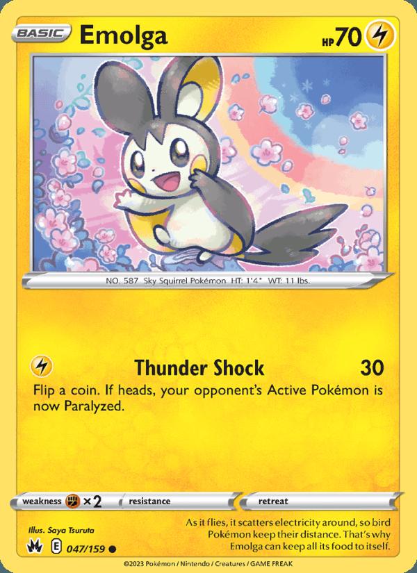 Emolga - Crown Zenith (Common) [CRZ-047] Image principale du produit