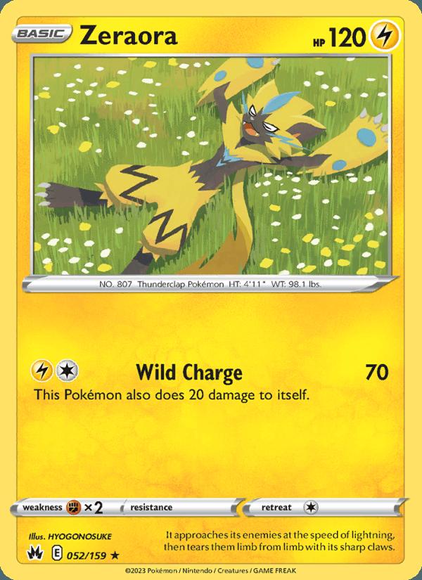 Zeraora - Crown Zenith (Rare) [CRZ-052] Image principale du produit