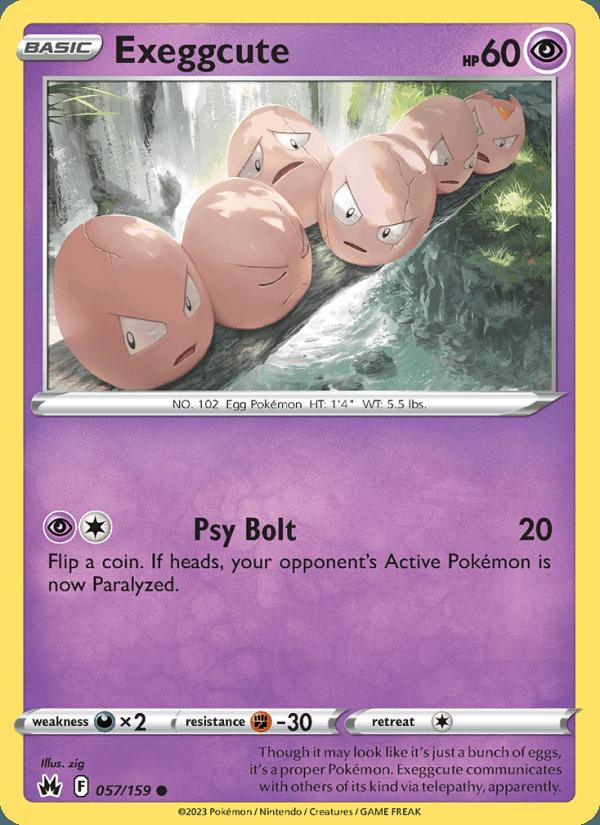 Exeggcute - Crown Zenith (Common) [CRZ-057] Image principale du produit