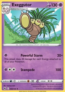 Exeggutor - Crown Zenith (Rare) [CRZ-058] Hauptbild