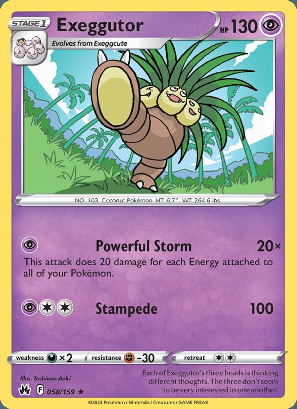 Exeggutor - Crown Zenith (Rare) [CRZ-058] Image principale du produit