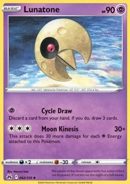 Lunatone - Crown Zenith (Uncommon) [CRZ-062] Hover Image