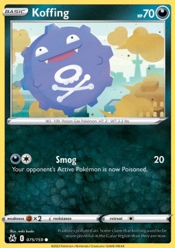 Koffing - Crown Zenith (Common) [CRZ-075] Immagine principale del prodotto