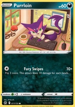 Purrloin - Crown Zenith (Common) [CRZ-077] Immagine principale del prodotto