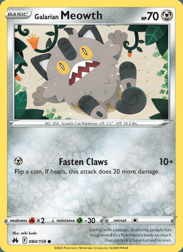 Galarian Meowth - Crown Zenith (Common) [CRZ-084] Image principale du produit