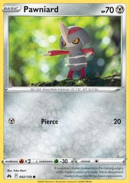 Pawniard - Crown Zenith (Common) [CRZ-092] Immagine principale del prodotto