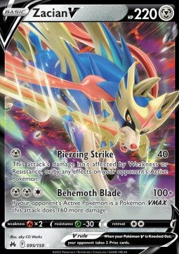 Zacian V - Crown Zenith (Ultra Rare) [CRZ-095] Imagen principal del producto