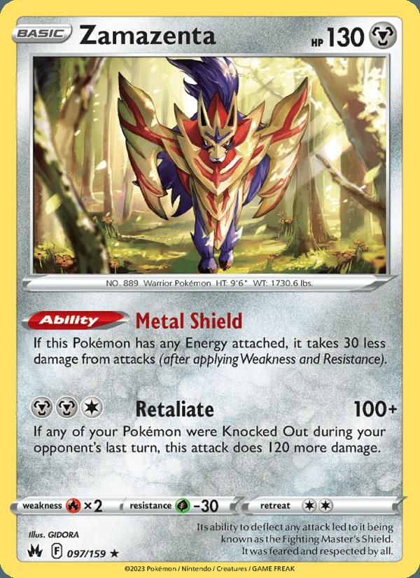 Zamazenta - Crown Zenith (Holo Rare) [CRZ-097] Image principale du produit