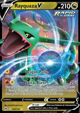 Rayquaza V - Crown Zenith (Ultra Rare) [CRZ-100] Hover Image