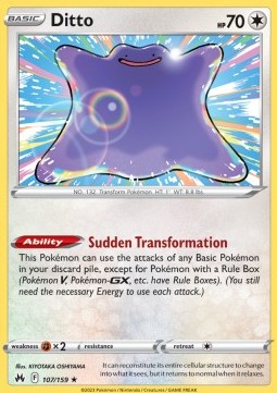 Ditto - Crown Zenith (Holo Rare) [CRZ-107] Hauptbild