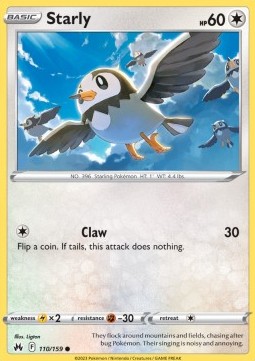 Starly - Crown Zenith (Common) [CRZ-110] Immagine principale del prodotto