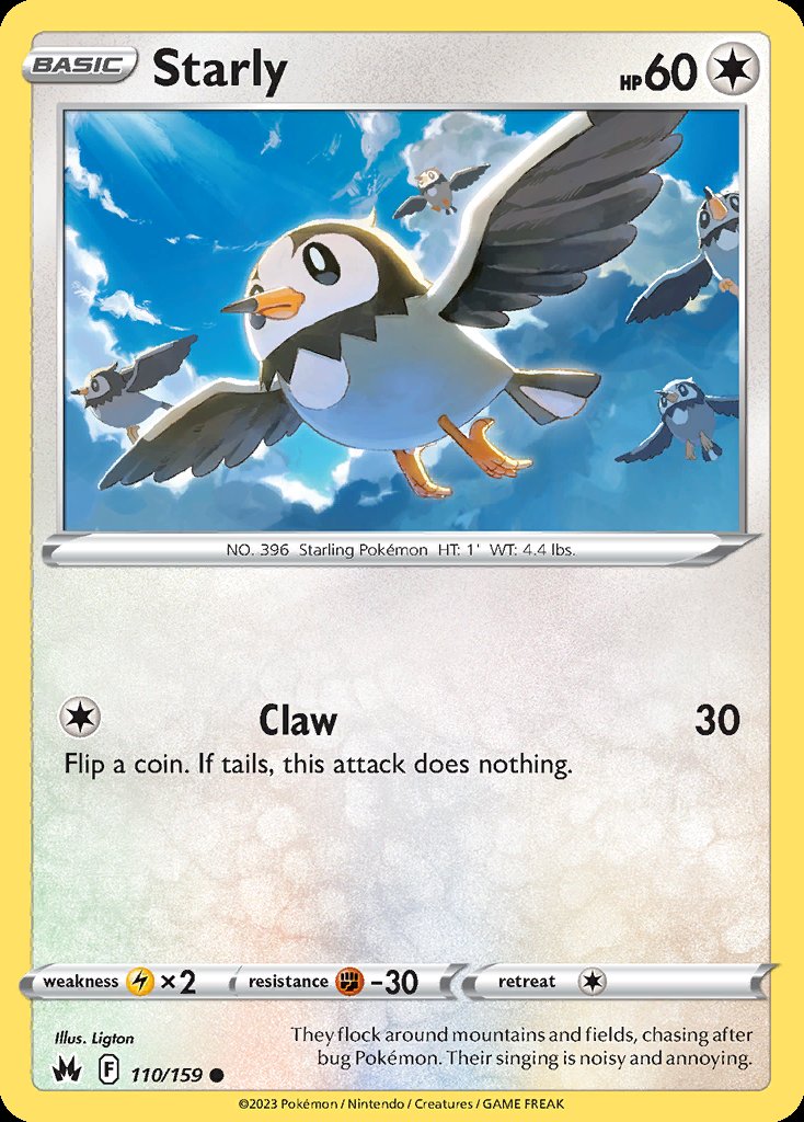 Starly - Crown Zenith (Common) [CRZ-110] Hauptbild