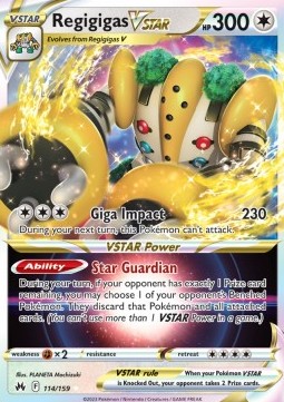 Regigigas VSTAR - Crown Zenith (Ultra Rare) [CRZ-114] Hover Image