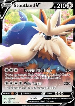Stoutland V - Crown Zenith (Ultra Rare) [CRZ-116] Immagine principale del prodotto