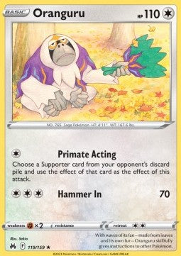 Oranguru - Crown Zenith (Rare) [CRZ-119] Hover Image