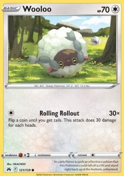 Wooloo - Crown Zenith (Common) [CRZ-121] Hover Image