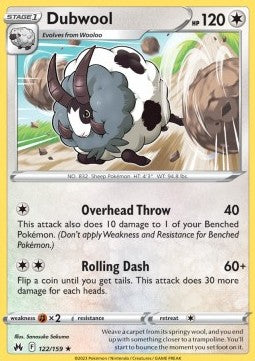 Dubwool - Crown Zenith (Rare) [CRZ-122] Hover Image