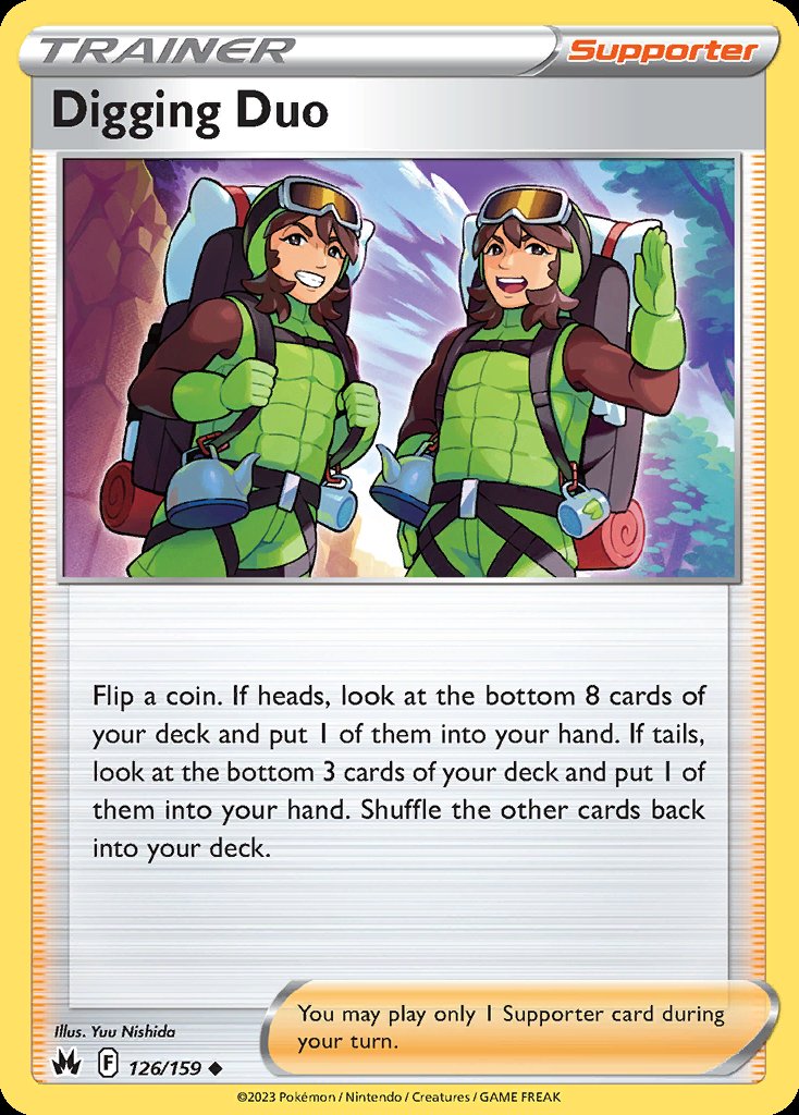 Digging Duo - Crown Zenith (Uncommon) [CRZ-126] Image principale du produit