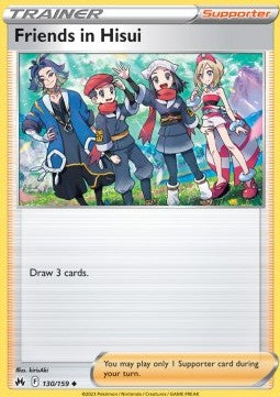 Friends in Hisui - Crown Zenith (Uncommon) [CRZ-130] Immagine principale del prodotto
