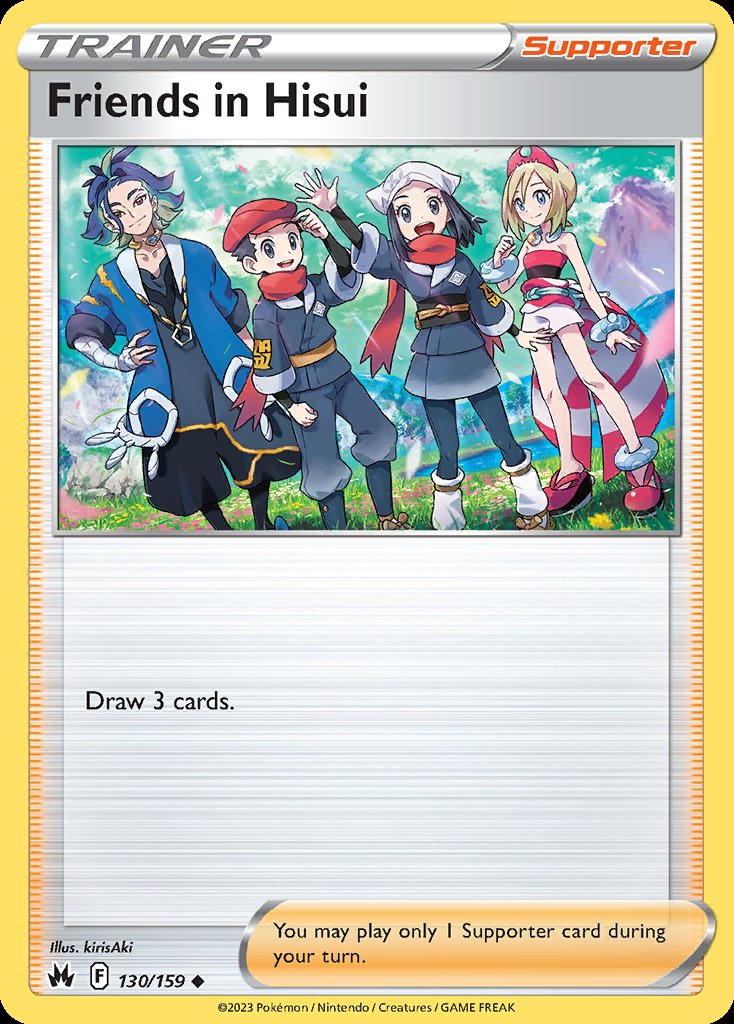 Friends in Hisui - Crown Zenith (Uncommon) [CRZ-130] Image principale du produit