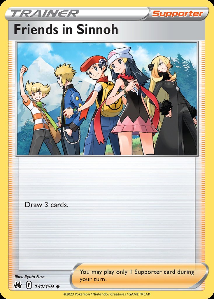 Friends in Sinnoh - Crown Zenith (Uncommon) [CRZ-131] Image principale du produit