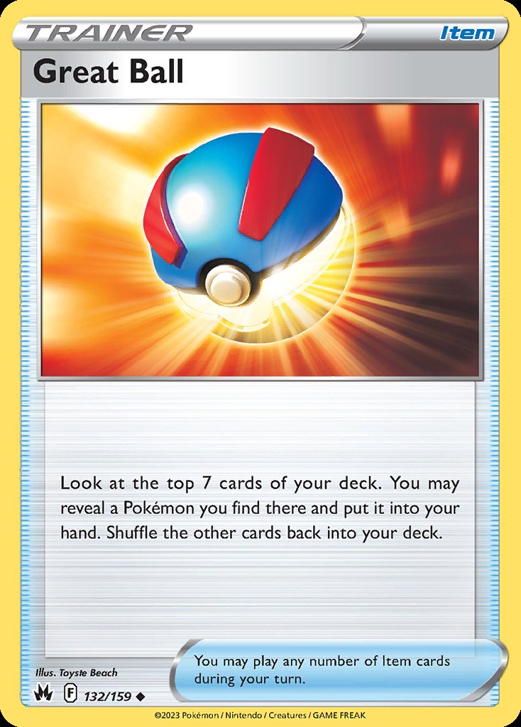 Great Ball - Crown Zenith (Uncommon) [CRZ-132] Image principale du produit