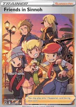 Friends in Sinnoh - Crown Zenith (Ultra Rare) [CRZ-149] Hover Image