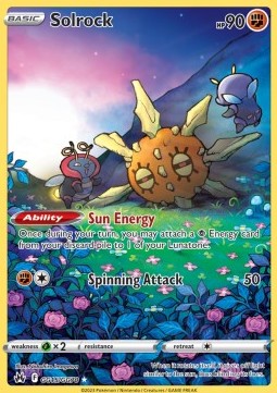 Solrock - Crown Zenith (Holo Rare) [CRZ-GG15] Imagen principal del producto