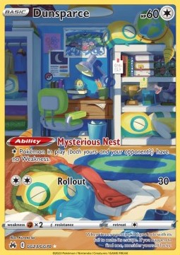 Dunsparce - Crown Zenith (Holo Rare) [CRZ-GG23] Hover Image