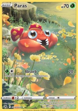 Paras - Crown Zenith (Holo Rare) [CRZ-GG32] Immagine principale del prodotto