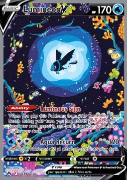 Lumineon V - Crown Zenith (Ultra Rare) [CRZ-GG39] Immagine principale del prodotto