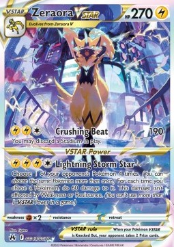 Zeraora VSTAR - Crown Zenith (Ultra Rare) [CRZ-GG43]
